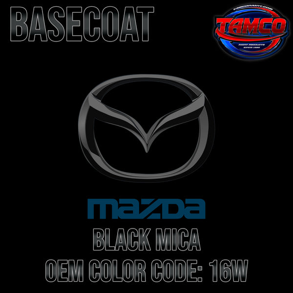 Mazda Black Mica | 16W | 1999-2013 | OEM Basecoat