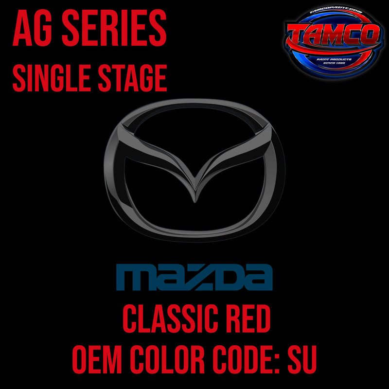 Mazda Classic Red | SU | 1989-2000 | OEM AG Series Single Stage