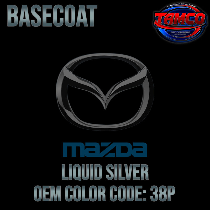 Mazda Liquid Silver | 38P | 2009-2017 | OEM Basecoat