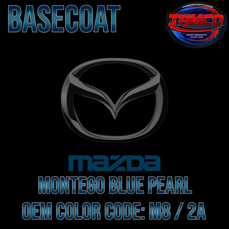 Mazda Montego Blue Pearl | M8 / 2A | 1992-2001 | OEM Basecoat