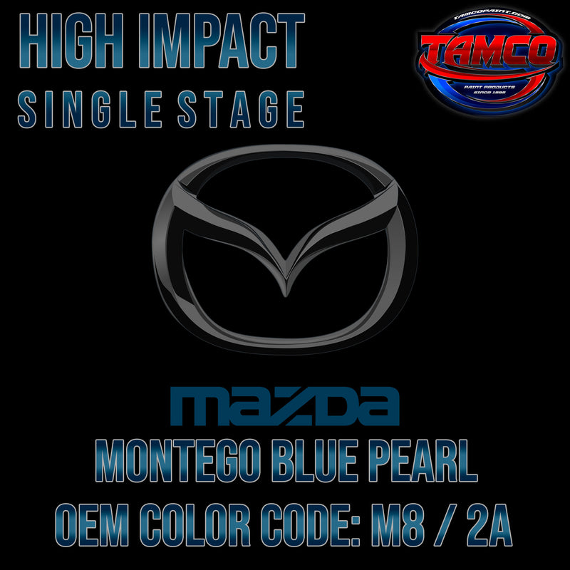 Mazda Montego Blue Pearl | M8 / 2A | 1992-2001 | OEM High Impact Single Stage