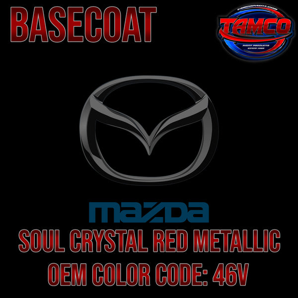 Mazda Soul Crystal Red Metallic | 46V | 2017-2023 | OEM Tri-Stage Basecoat