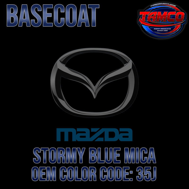 Mazda Stormy Blue Mica | 35J | 2007-2016 | OEM Basecoat