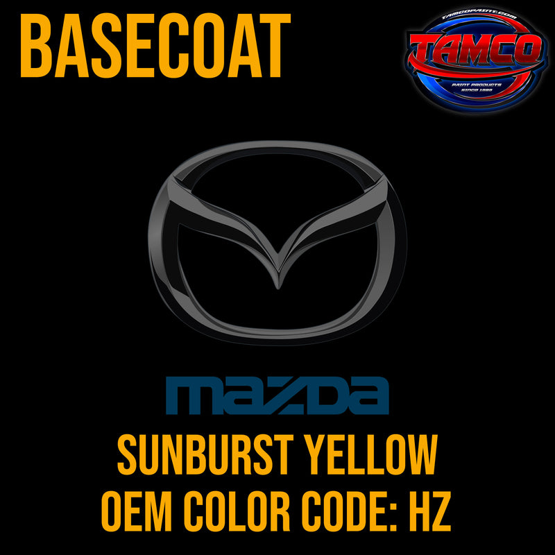 Mazda Sunburst Yellow | HZ | 1992; 2002-2003 | OEM Basecoat