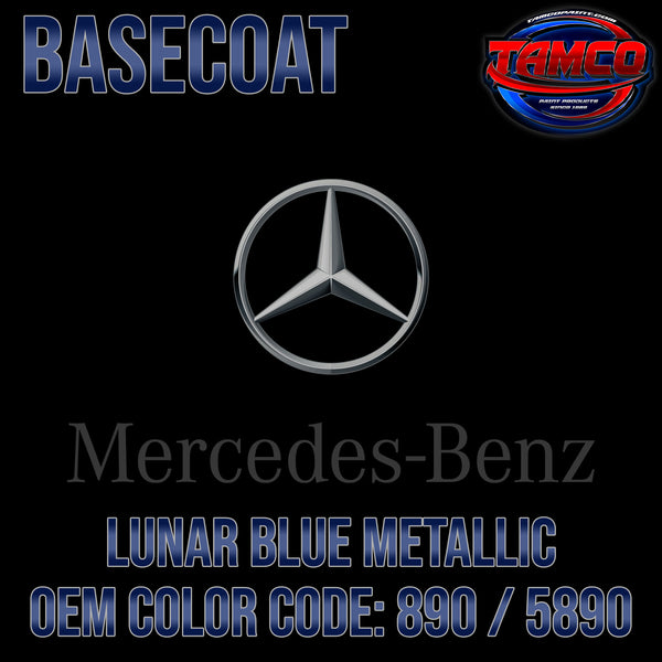 Mercedes Lunar Blue Metallic | 890 / 5890 | 2012-2023 | OEM Basecoat