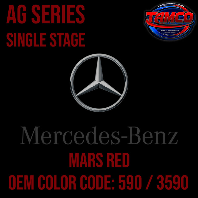 Mercedes Benz Mars Red | 590 / 3590 | 2004-2018 | OEM AG Series Single Stage