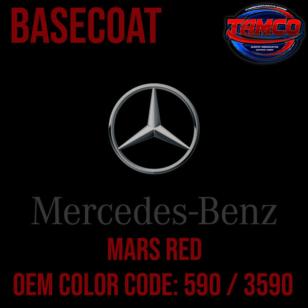 Mercedes Benz Mars Red | 590 / 3590 | 2004-2018 | OEM Basecoat