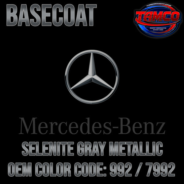 Mercedes Benz Selenite Gray Metallic | 992 / 7992 | 2015-2023 | OEM Basecoat