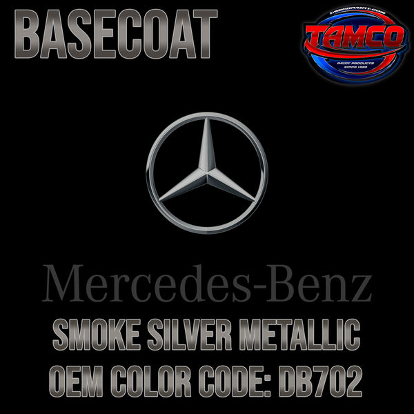 Mercedes Benz Smoke Silver Metallic | DB702 | 1985-1999 | OEM Basecoat