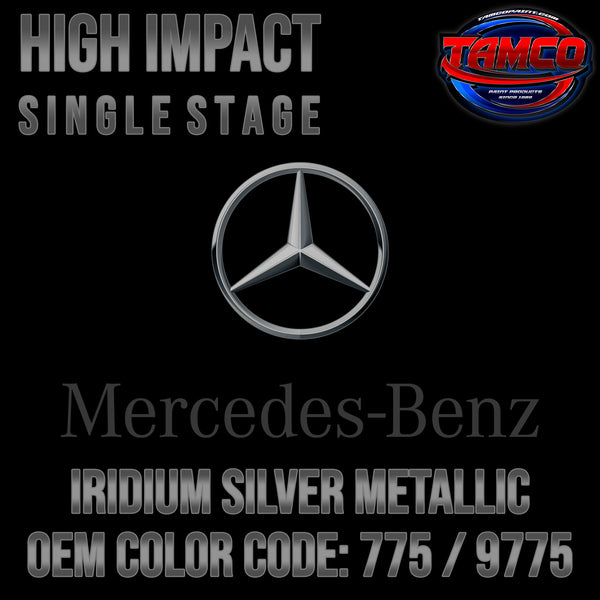 Mercedes Iridium Silver Metallic | 775 | 2006-2023 | OEM High Impact Single Stage