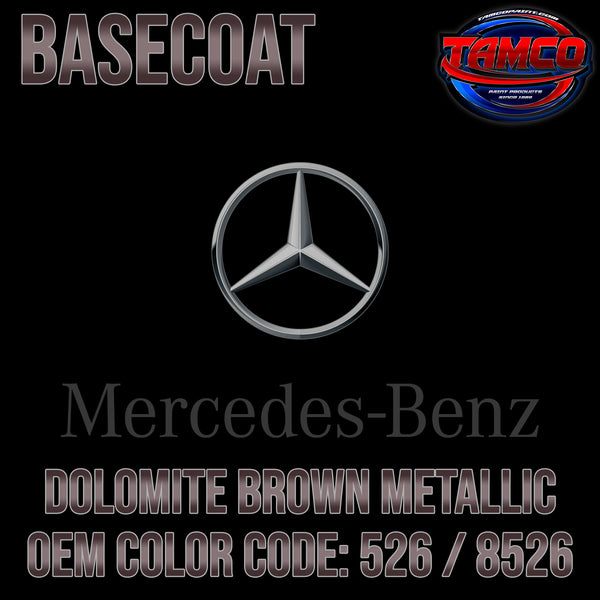 Mercedes Benz Dolomite Brown Metallic | 526 / 8526 | 2010-2022 | OEM Basecoat