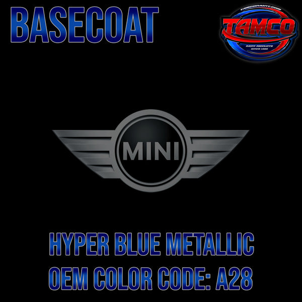 Mini Hyper Blue Metallic | A28 | 2004-2007 | OEM Basecoat