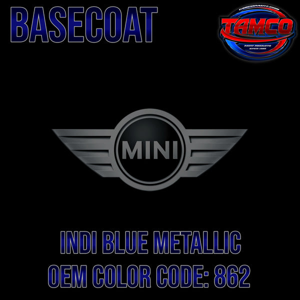 Mini Indi Blue Metallic | 862 | 2001-2004 | OEM Basecoat