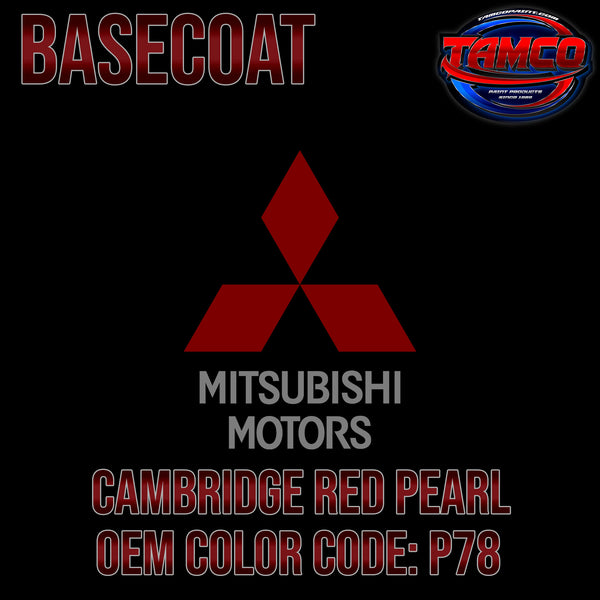 Mitsubishi Cambridge Red Pearl | P78 | 1996-2005 | OEM Basecoat
