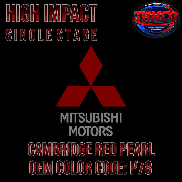 Mitsubishi Cambridge Red Pearl | P78 | 1996-2005 | OEM High Impact Single Stage