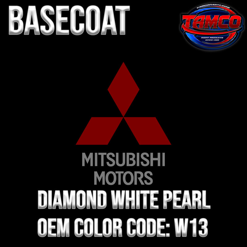 Mitsubishi Diamond White Pearl | W13 | 2002-2021 | OEM Tri-Stage Basecoat