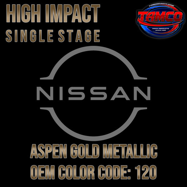 Nissan Aspen Gold Metallic | 120 | 1984-1986 | OEM High Impact Single Stage