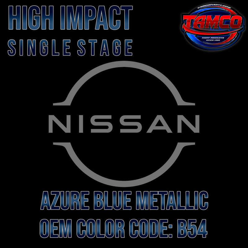 Nissan Azure Blue Metallic | B54 | 2008-2010 | OEM High Impact Single Stage