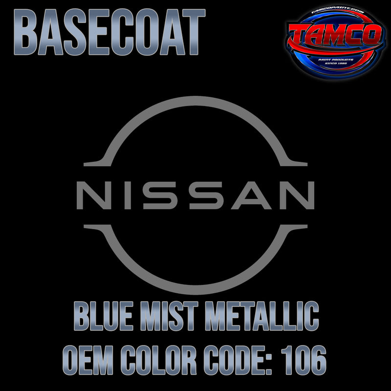 Nissan Blue Mist Metallic | 106 | 1983-1987 | OEM Basecoat