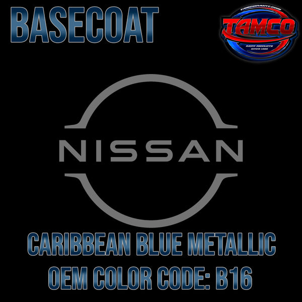 Nissan Caribbean Blue Metallic | B16 | 2003-2004 | OEM Basecoat