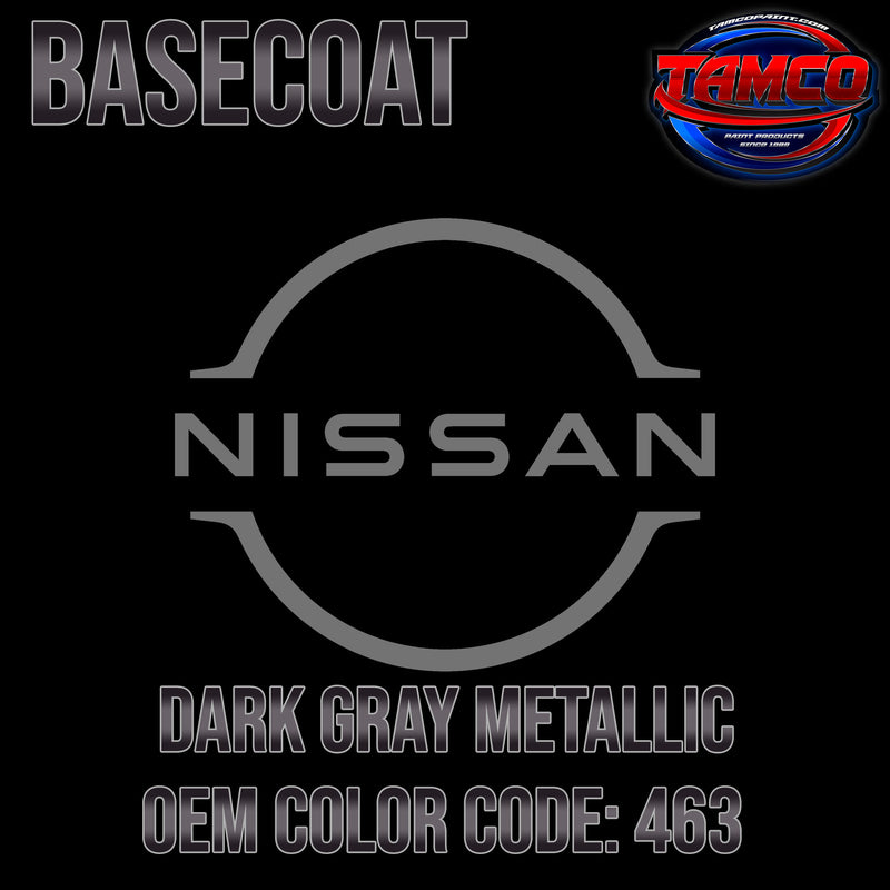 Nissan Dark Gray Metallic | 463 | 1986-1993 | OEM Basecoat