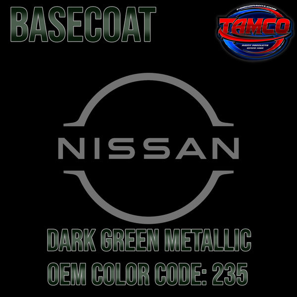 Nissan Dark Green Metallic | 235 | 1984 | OEM Basecoat