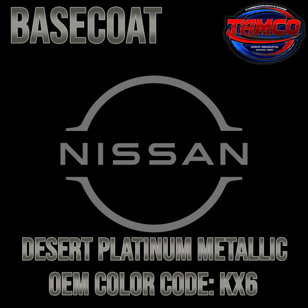 Nissan Desert Platinum Metallic | KX6 | 2002-2008 | OEM Basecoat