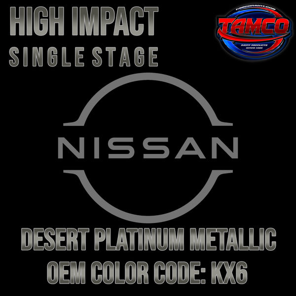 Nissan Desert Platinum Metallic | KX6 | 2002-2008 | OEM High Impact Single Stage