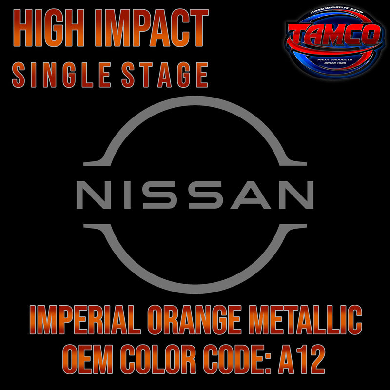 Nissan Imperial Orange Metallic | A12 | 2004-2006 | OEM High Impact Single Stage