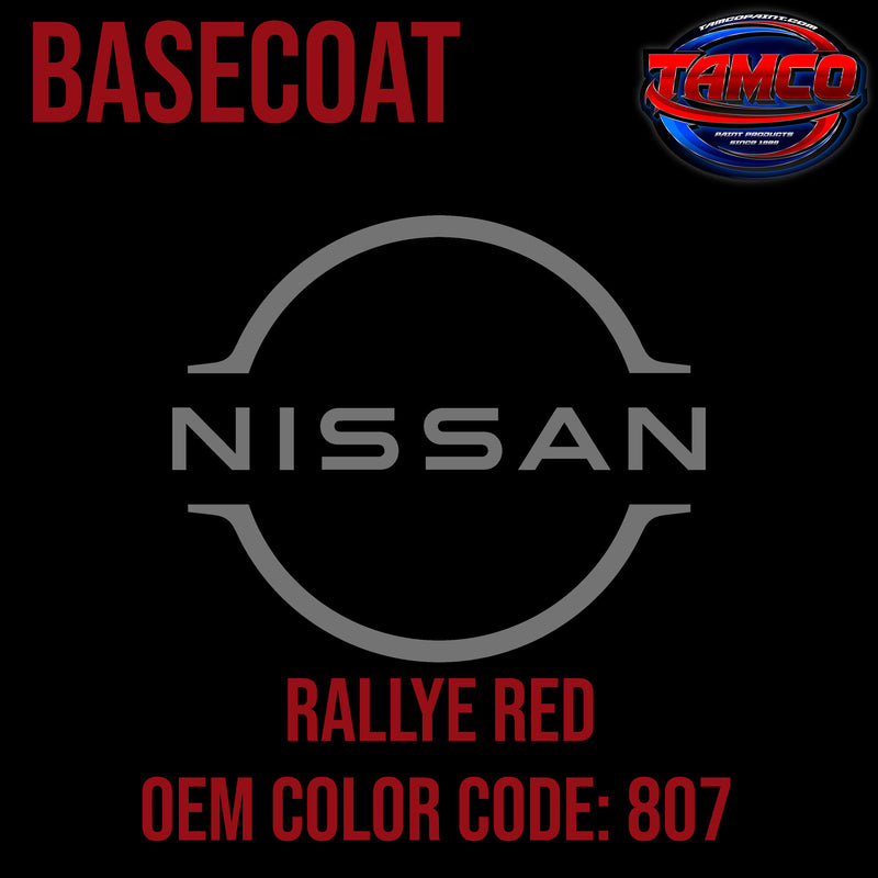 Nissan Rallye Red | 807 | 1980-1983 | OEM Basecoat