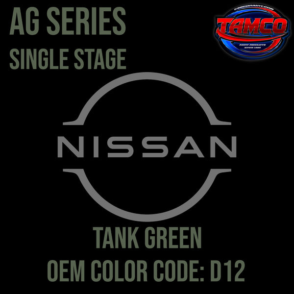Nissan Tank Green | D12 | 2003 | OEM AG Series Single Stage