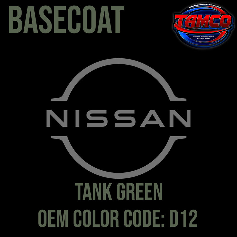 Nissan Tank Green | D12 | 2003 | OEM Basecoat