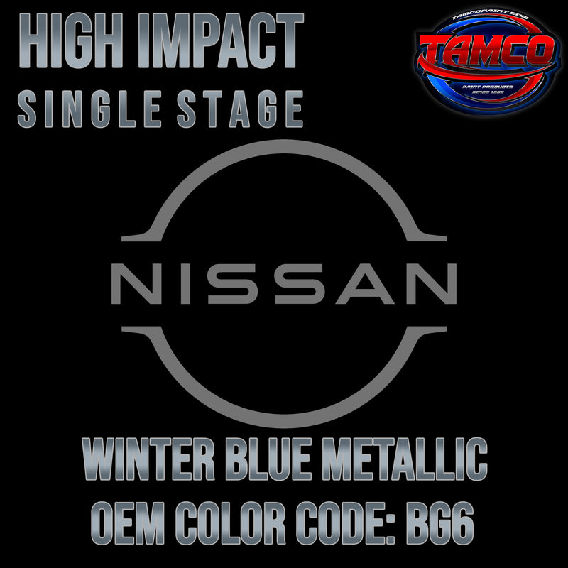Nissan Winter Blue Metallic | BG6 | 1989-1992 | OEM High Impact Single Stage
