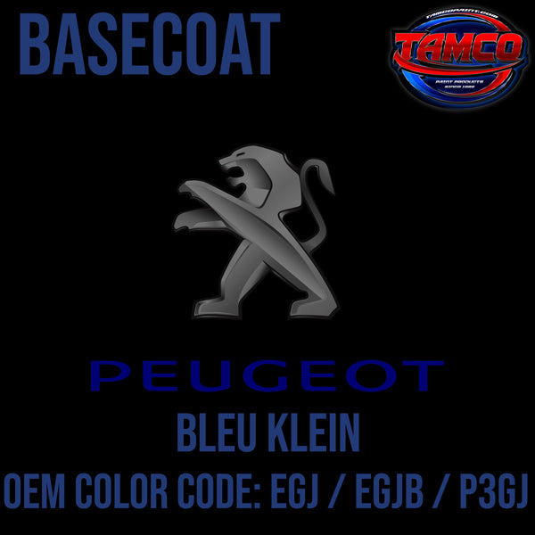 Peugeot Bleu Klein | EGJ / EGJB / P3GJ | 1996-2007 | OEM Basecoat