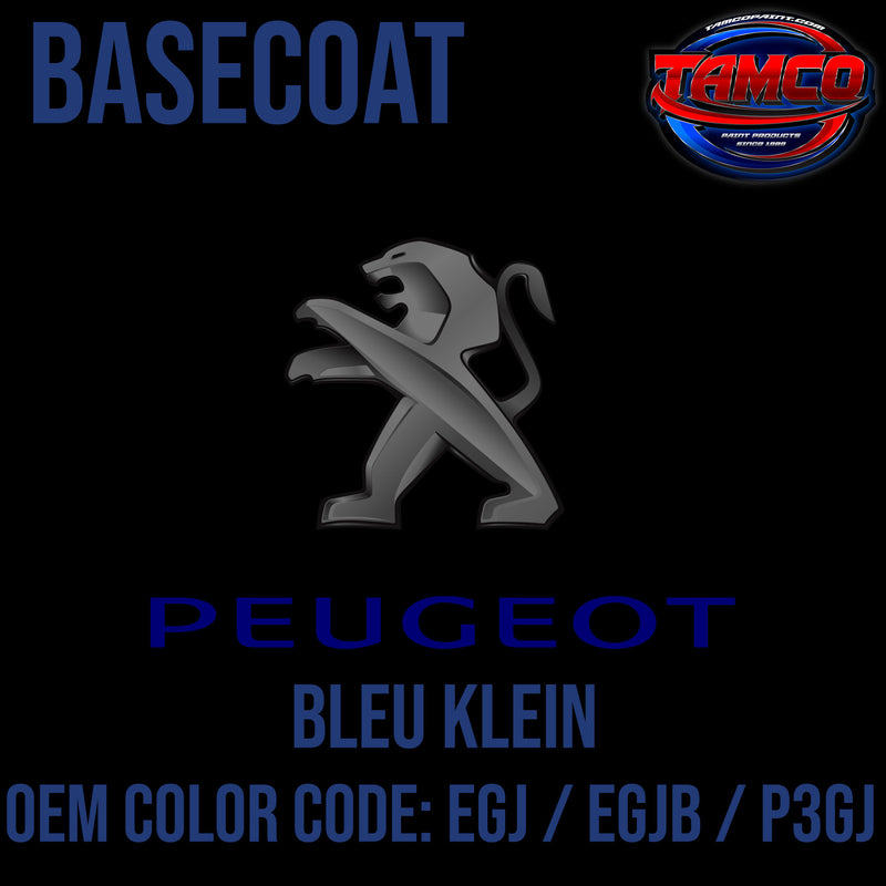 Peugeot Bleu Klein | EGJ / EGJB / P3GJ | 1996-2007 | OEM Basecoat