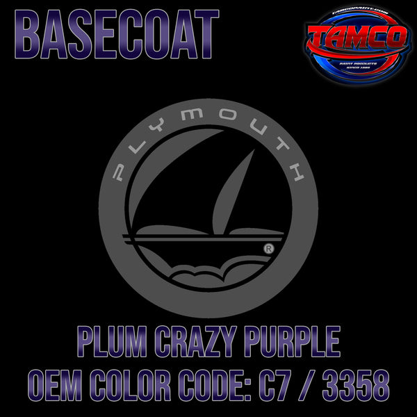 Chrysler Plum Crazy Purple | C7 / 3358 | 1970-1971 | OEM Basecoat