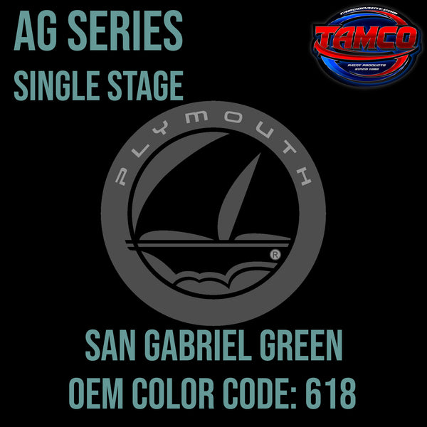 Plymouth San Gabriel Green | 618 | 1954 | OEM AG Series Single Stage