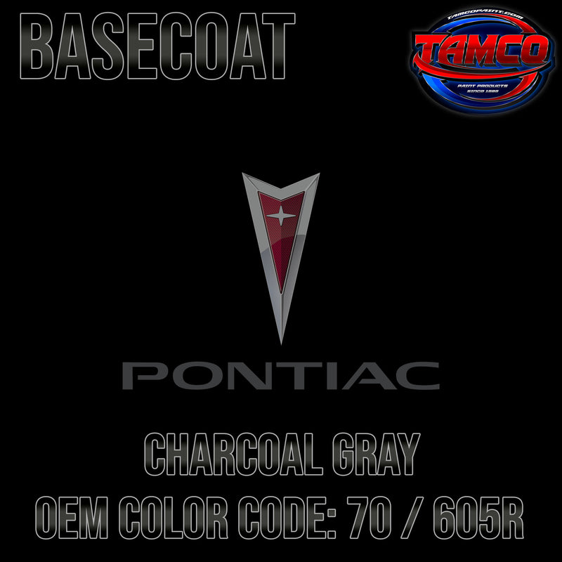 Pontiac Charcoal Gray | 70 / 605R | 2009-2010 | OEM Basecoat