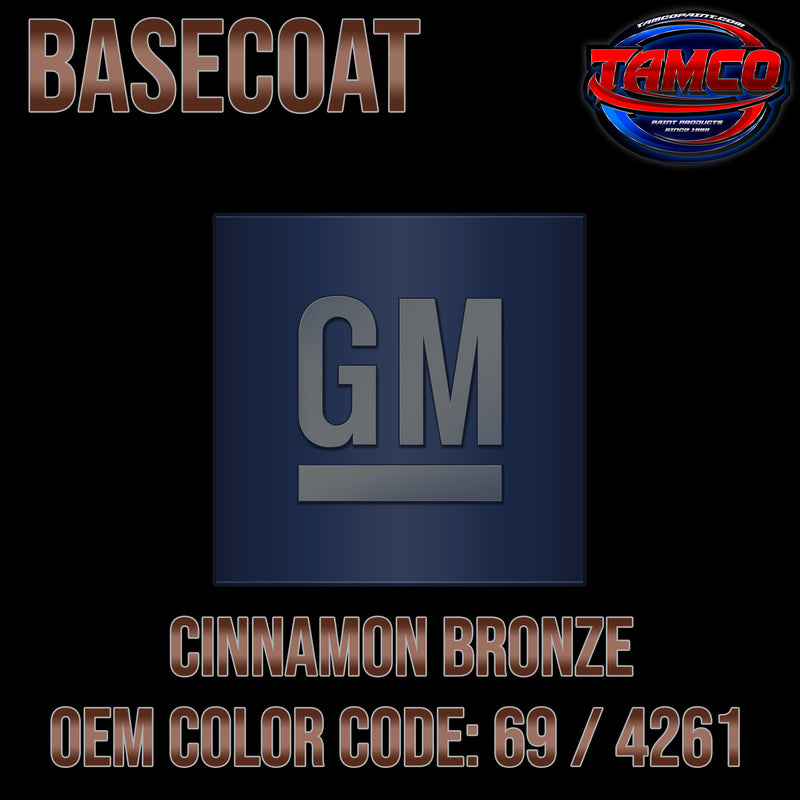 GM Cinnamon Bronze | 69 / 4261 | 1972 | OEM Basecoat