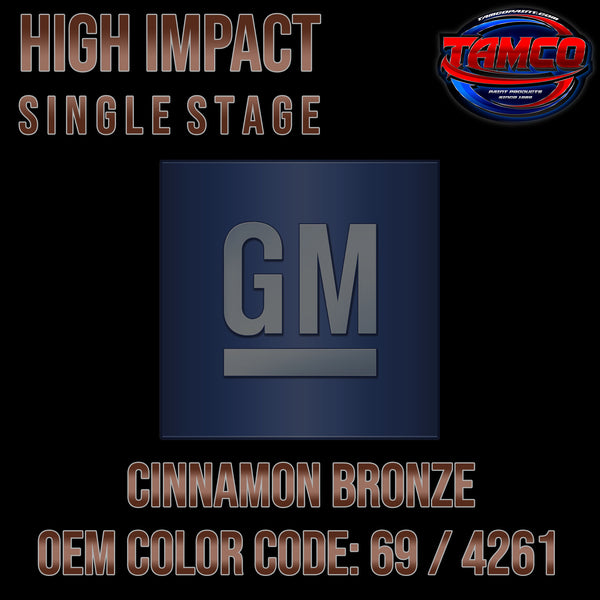 GM Cinnamon Bronze | 69 / 4261 | 1972 | OEM High Impact Single Stage