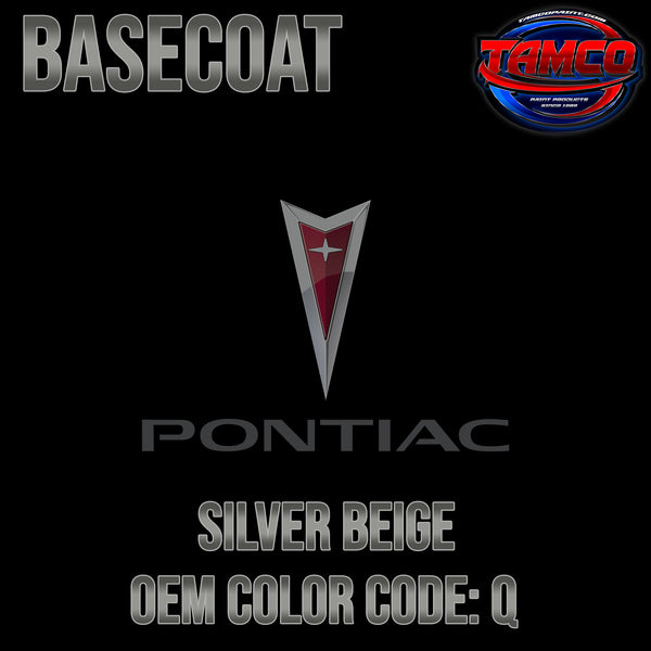 Pontiac Silver Beige | Q | 1957 | OEM Basecoat