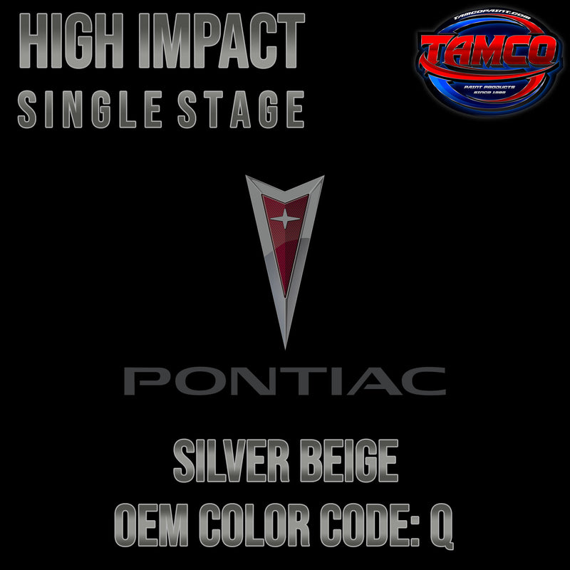 Pontiac Silver Beige | Q | 1957 | OEM High Impact Single Stage