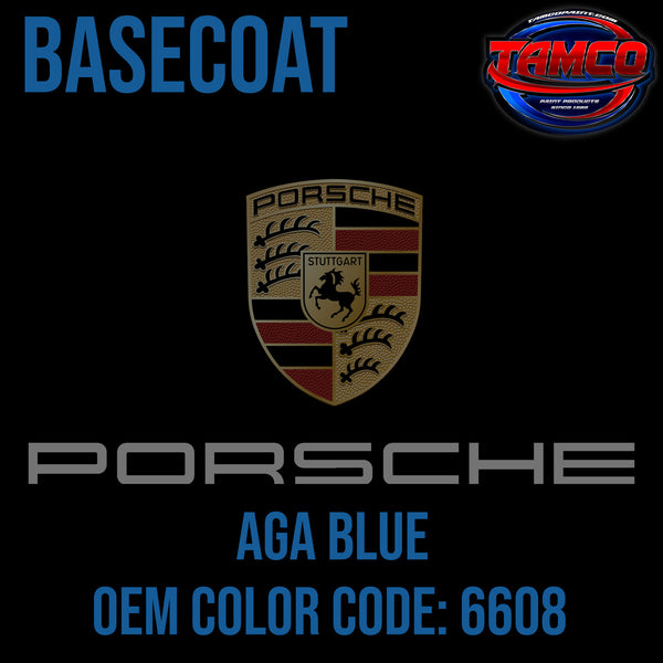 Porsche Aga Blue | 6608 | 1965-1968 | OEM Basecoat