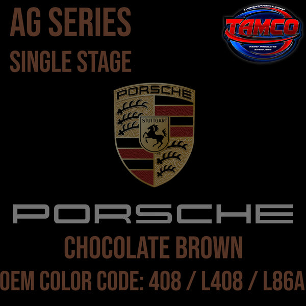 Porsche Chocolate Brown | 408 / L408 / L86A | 1973-1980 | OEM AG Series Single Stage