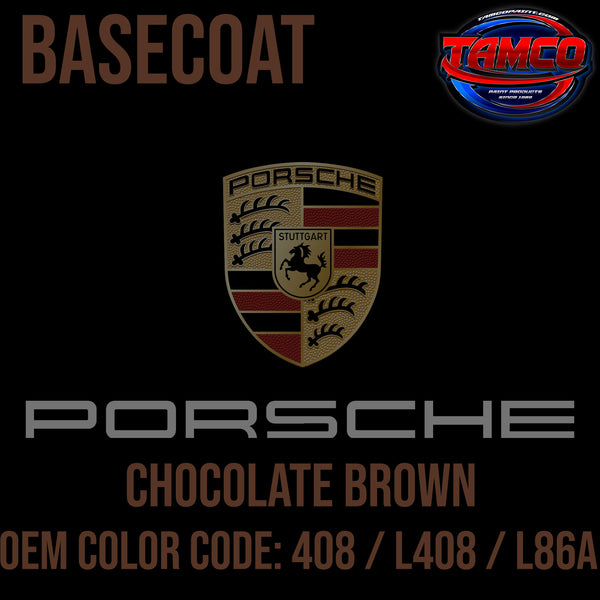 Porsche Chocolate Brown | 408 / L408 / L86A | 1973-1980 | OEM Basecoat