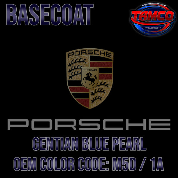 Porsche Gentian Blue Pearl | M5D / 1A | 2019-2022 | OEM Basecoat