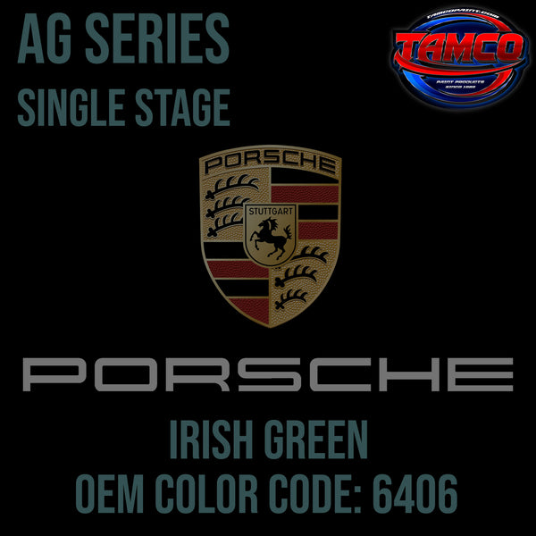 Porsche Irish Green | 6406 | 1964-1965 | OEM AG Series Single Stage