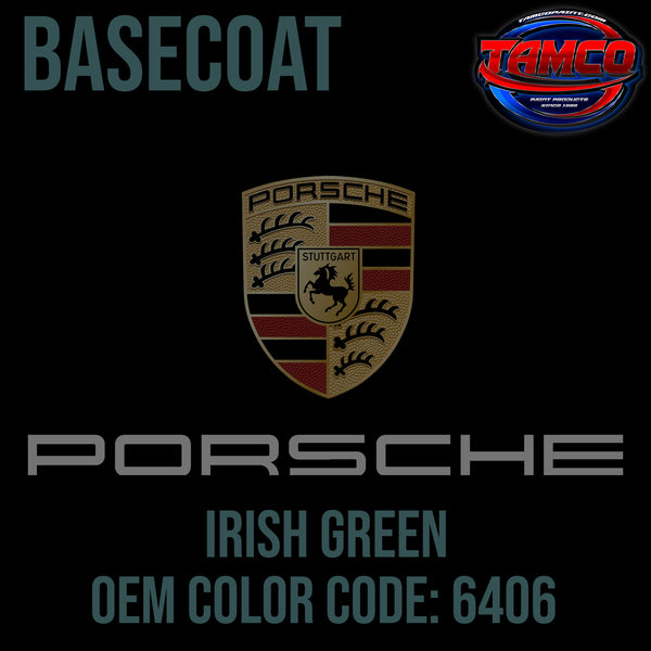 Porsche Irish Green | 6406 | 1964-1965 | OEM Basecoat
