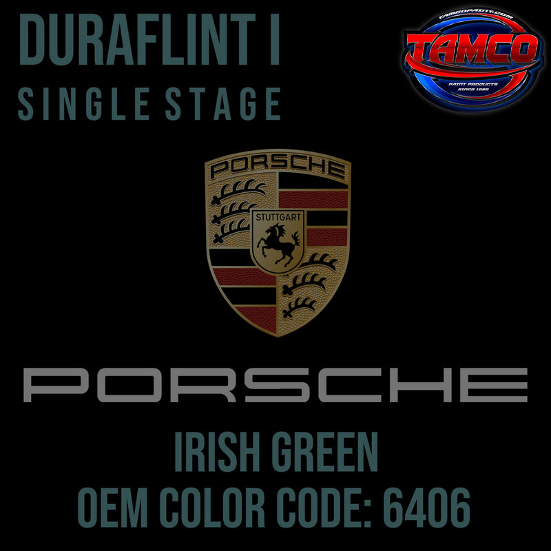 Porsche Irish Green | 6406 | 1964-1965 | OEM DuraFlint I Series Single Stage