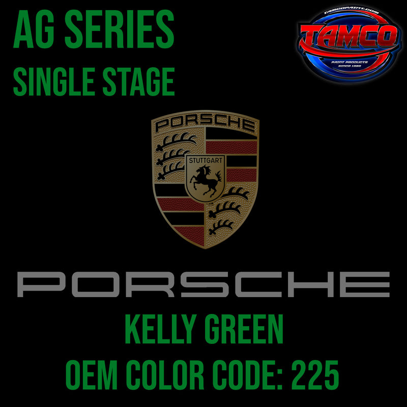 Porsche Kelly Green | 225 | 1971-1982 | OEM AG Series Single Stage